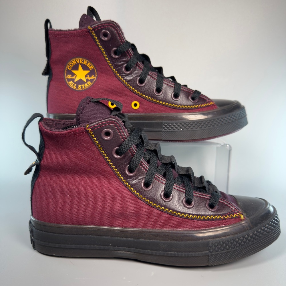 Converse Chuck Taylor All Star Cx Explore Women 6.5 6 1/2 Burgundy Black Sneaker